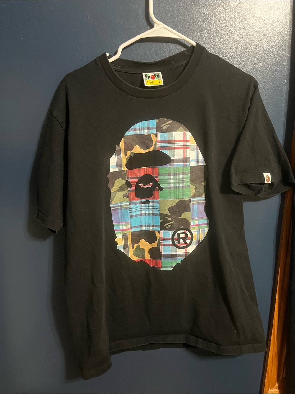 BAPE Patchwork Big Ape Black T-Shirt